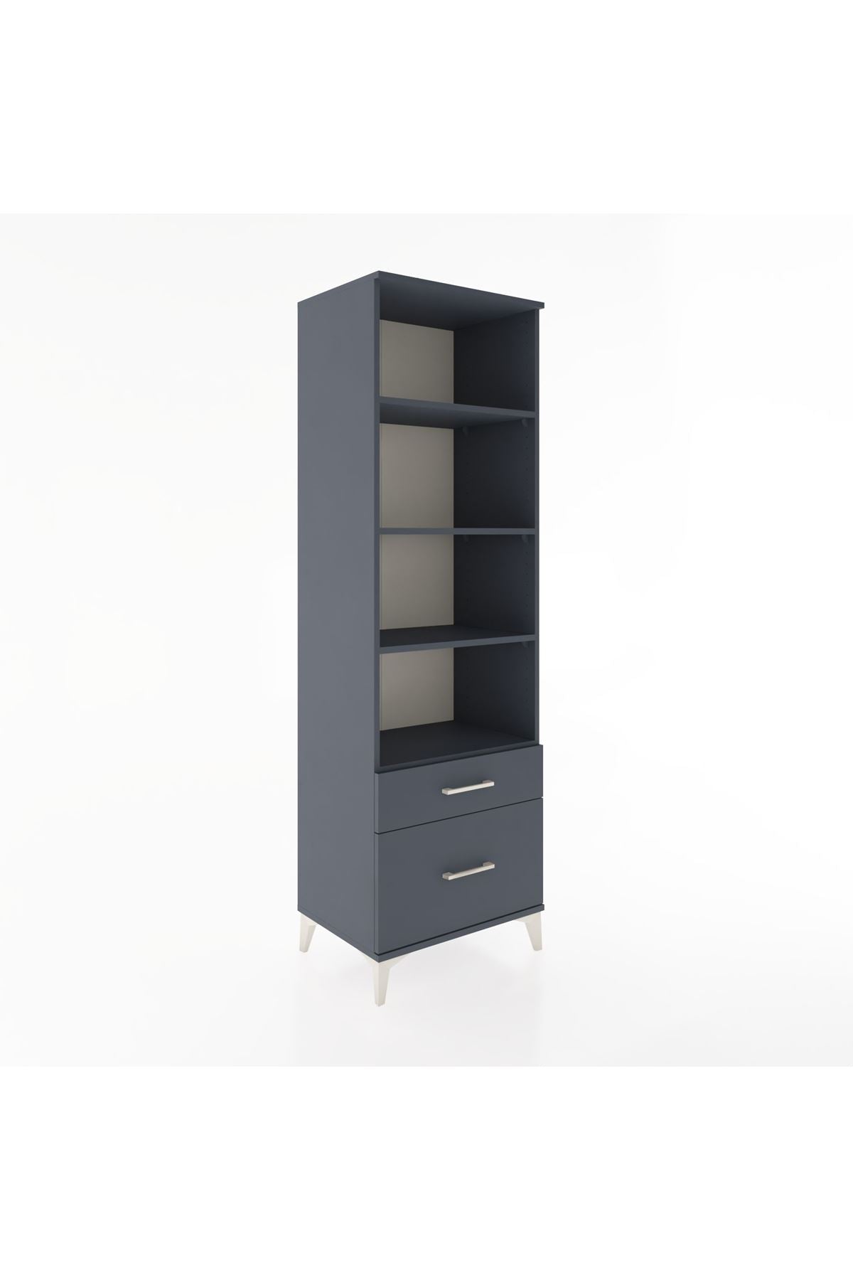 Hyperion Dolap 4 Raflı 2 Çekmeceli 60x44x195 - S59M042V5B