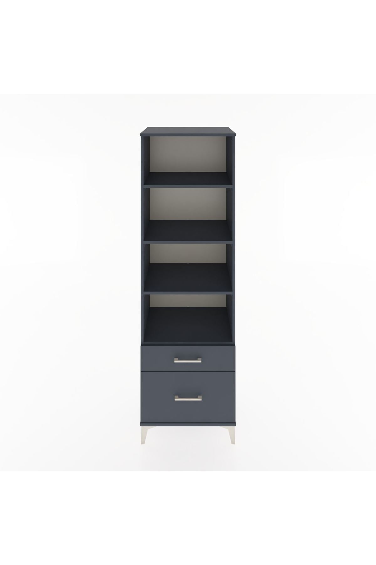 Hyperion Dolap 4 Raflı 2 Çekmeceli 60x44x195 - S59M042V5B
