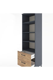 Hyperion Dolap 4 Raflı 2 Çekmeceli 60x44x195 - S59M042V6B