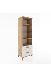Hyperion Dolap 4 Raflı 2 Çekmeceli 60x44x195 - S59M042V7B