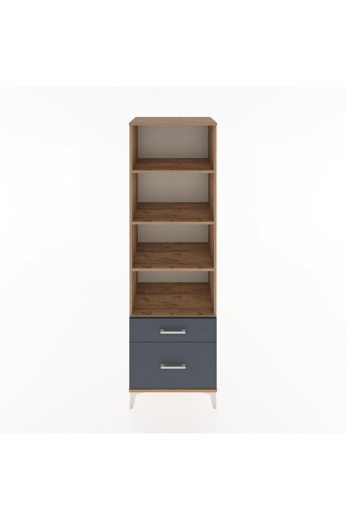 Hyperion Dolap 4 Raflı 2 Çekmeceli 60x44x195 - S59M042V8B