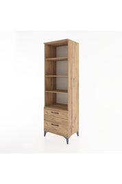 Hyperion Dolap 4 Raflı 2 Çekmeceli 60x44x195 - S59M042V9B