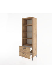 Hyperion Dolap 4 Raflı 2 Çekmeceli 60x44x195 - S59M042V9B