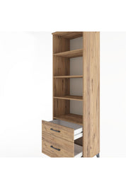 Hyperion Dolap 4 Raflı 2 Çekmeceli 60x44x195 - S59M042V9B