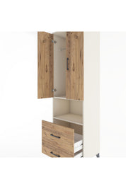Hyperion Dolap 2 Raflı 2 Çekmeceli Tek Askılı 60x44x195 - S59M043V3B