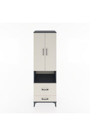 Hyperion Dolap 2 Raflı 2 Çekmeceli Tek Askılı 60x44x195 - S59M043V4B