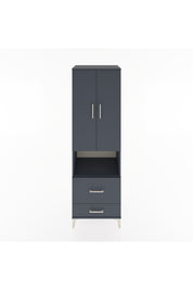 Hyperion Dolap 2 Raflı 2 Çekmeceli Tek Askılı 60x44x195 - S59M043V5B