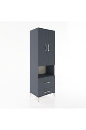 Hyperion Dolap 2 Raflı 2 Çekmeceli Tek Askılı 60x44x195 - S59M043V5B