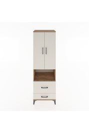 Hyperion Dolap 2 Raflı 2 Çekmeceli Tek Askılı 60x44x195 - S59M043V7B