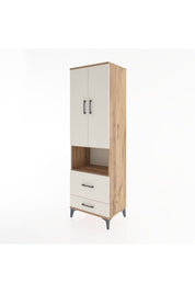 Hyperion Dolap 2 Raflı 2 Çekmeceli Tek Askılı 60x44x195 - S59M043V7B