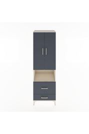 Hyperion Dolap 4 Raflı 2 Çekmeceli 2 Kapaklı 60x44x195 - S59M044V2B