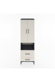 Hyperion Dolap 4 Raflı 2 Çekmeceli 2 Kapaklı 60x44x195 - S59M044V4B