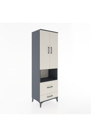 Hyperion Dolap 4 Raflı 2 Çekmeceli 2 Kapaklı 60x44x195 - S59M044V4B