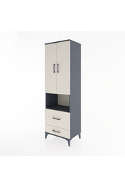 Hyperion Dolap 4 Raflı 2 Çekmeceli 2 Kapaklı 60x44x195 - S59M044V4B