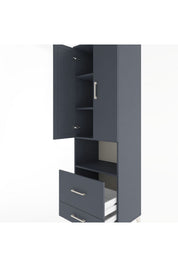 Hyperion Dolap 4 Raflı 2 Çekmeceli 2 Kapaklı 60x44x195 - S59M044V5B