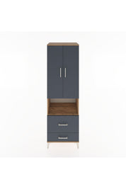 Hyperion Dolap 4 Raflı 2 Çekmeceli 2 Kapaklı 60x44x195 - S59M044V8B