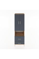 Hyperion Dolap 4 Raflı 2 Çekmeceli 2 Kapaklı 60x44x195