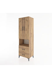 Hyperion Dolap 4 Raflı 2 Çekmeceli 2 Kapaklı 60x44x195 - S59M044V9B