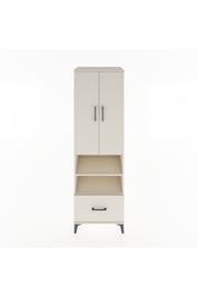 Hyperion Dolap 3 Raflı Tek Çekmeceli Tek Askılı 60x44x195 - S59M045V1B