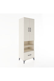 Hyperion Dolap 3 Raflı Tek Çekmeceli Tek Askılı 60x44x195 - S59M045V1B