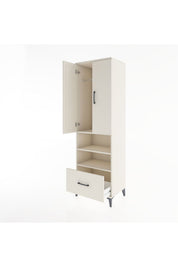 Hyperion Dolap 3 Raflı Tek Çekmeceli Tek Askılı 60x44x195 - S59M045V1B
