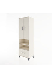 Hyperion Dolap 3 Raflı Tek Çekmeceli Tek Askılı 60x44x195 - S59M045V1B