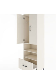 Hyperion Dolap 3 Raflı Tek Çekmeceli Tek Askılı 60x44x195 - S59M045V1B