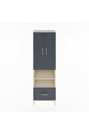Hyperion Dolap 3 Raflı Tek Çekmeceli Tek Askılı 60x44x195 - S59M045V2B