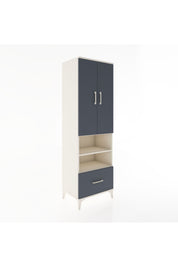 Hyperion Dolap 3 Raflı Tek Çekmeceli Tek Askılı 60x44x195 - S59M045V2B