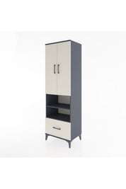 Hyperion Dolap 3 Raflı Tek Çekmeceli Tek Askılı 60x44x195 - S59M045V4B