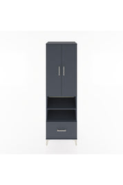 Hyperion Dolap 3 Raflı Tek Çekmeceli Tek Askılı 60x44x195 - S59M045V5B