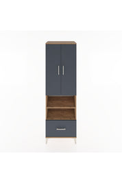 Hyperion Dolap 3 Raflı Tek Çekmeceli Tek Askılı 60x44x195 - S59M045V8B