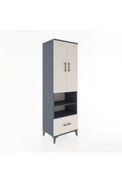 Hyperion Dolap 5 Raflı Tek Çekmeceli 2 Kapaklı 60x44x195 - S59M046V4B