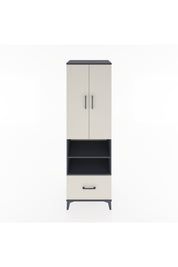 Hyperion Dolap 5 Raflı Tek Çekmeceli 2 Kapaklı 60x44x195 - S59M046V4B