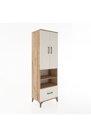 Hyperion Dolap 5 Raflı Tek Çekmeceli 2 Kapaklı 60x44x195 - S59M046V7B