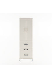 Hyperion Dolap Tek Raflı 3 Çekmeceli Tek Askılı 60x44x195 - S59M047V1B