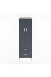 Hyperion Dolap Tek Raflı 3 Çekmeceli Tek Askılı 60x44x195 - S59M047V2B