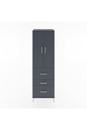 Hyperion Dolap Tek Raflı 3 Çekmeceli Tek Askılı 60x44x195 - S59M047V5B