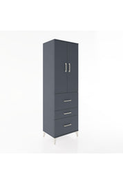 Hyperion Dolap Tek Raflı 3 Çekmeceli Tek Askılı 60x44x195 - S59M047V5B
