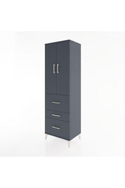 Hyperion Dolap Tek Raflı 3 Çekmeceli Tek Askılı 60x44x195 - S59M047V5B