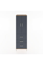 Hyperion Dolap Tek Raflı 3 Çekmeceli Tek Askılı 60x44x195 - S59M047V8B