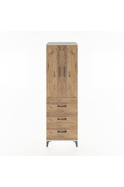 Hyperion Dolap 3 Raflı 3 Çekmeceli 2 Kapaklı 60x44x195 - S59M048V3B