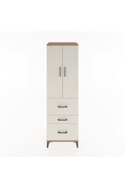 Hyperion Dolap 3 Raflı 3 Çekmeceli 2 Kapaklı 60x44x195 - S59M048V7B
