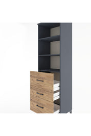 Hyperion Dolap 3 Raflı 3 Çekmeceli 60x44x195 - S59M049V6B