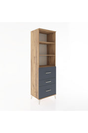 Hyperion Dolap 3 Raflı 3 Çekmeceli 60x44x195 - S59M049V8B