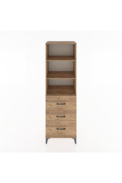 Hyperion Dolap 3 Raflı 3 Çekmeceli 60x44x195 - S59M049V9B
