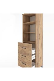 Hyperion Dolap 3 Raflı 3 Çekmeceli 60x44x195 - S59M049V9B