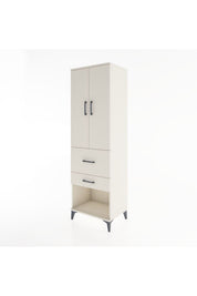 Hyperion Dolap Tek Raflı 2 Çekmeceli Tek Askılı 60x44x195 - S59M050V1B