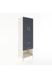 Hyperion Dolap Tek Raflı 2 Çekmeceli Tek Askılı 60x44x195 - S59M050V2B