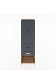 Hyperion Dolap Tek Raflı 2 Çekmeceli Tek Askılı 60x44x195 - S59M050V8B